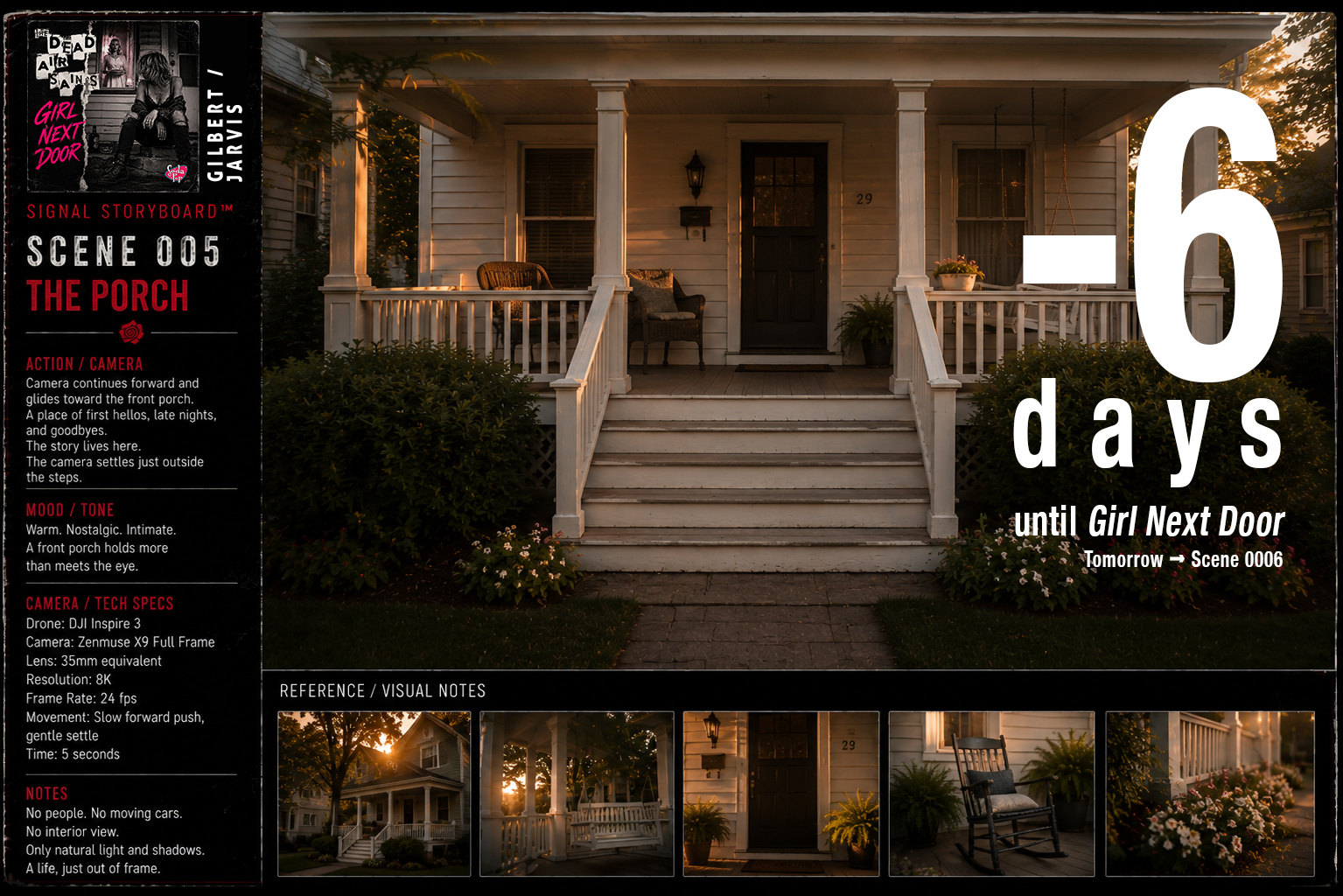 Every front porch has witnessed a thousand conversations. This one is about to witness one more...
