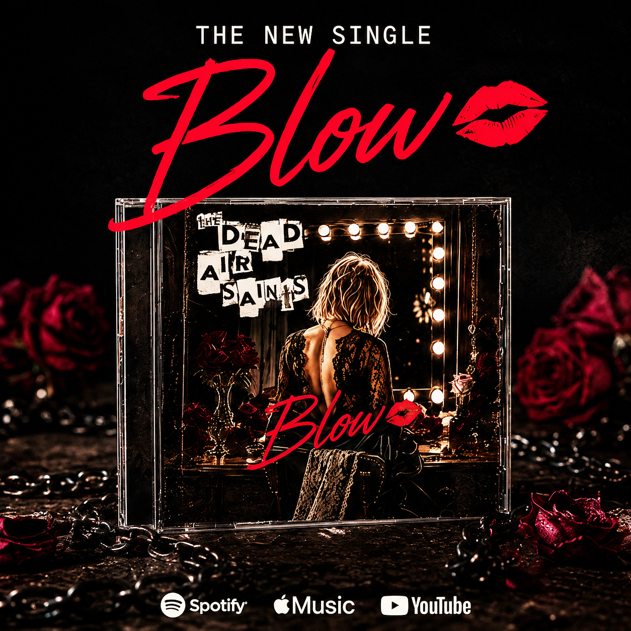 The Dead Air Saints Blow Single Album Cover